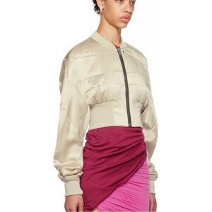 Rick Owens Girdered Flight/Bomber Jacket